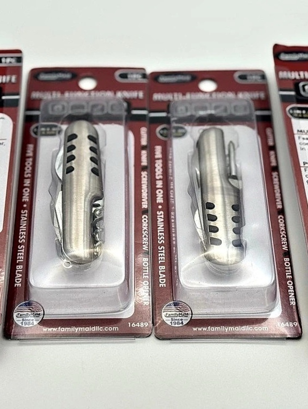 4 packs of FamilyMill Multi-Function Knife Stainless Steel Knife Set NWT